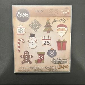 Sizzix Holiday Thinlits Die Set - Festive Multicolor
